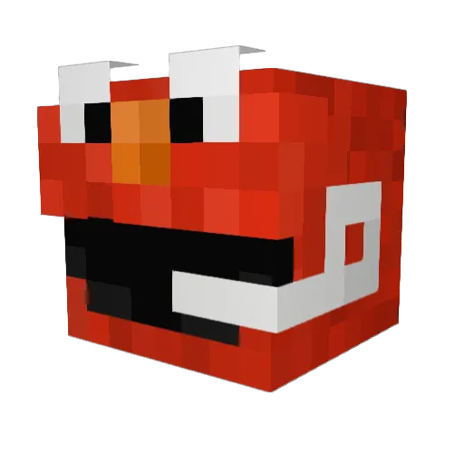 logan_frogg Minecraft avatar head, 3D render
