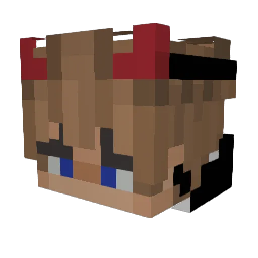 logan_nnnnn Minecraft avatar head, 3D render