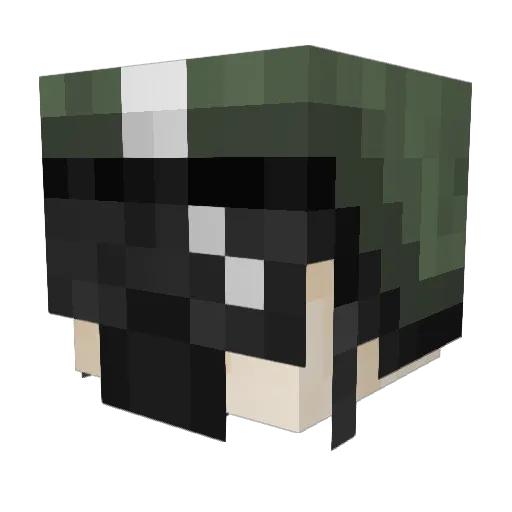 loganezra Minecraft avatar head, 3D render