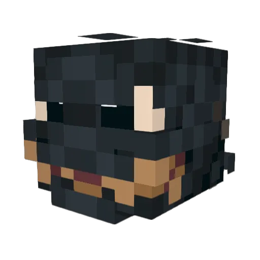 logangigglefart Minecraft avatar head, 3D render