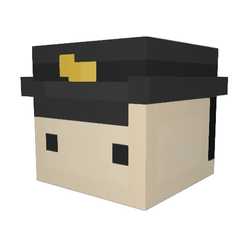 logangstanator Minecraft avatar head, 3D render