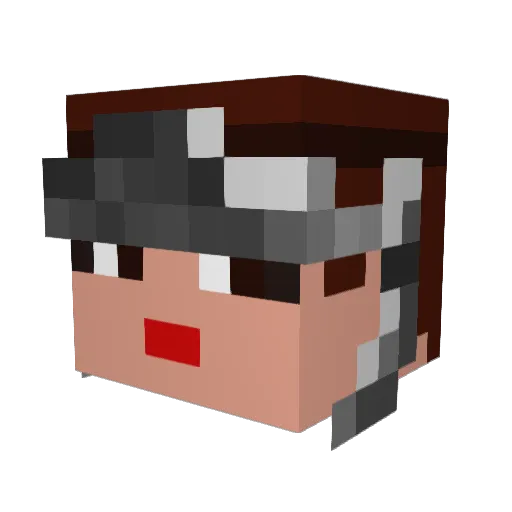 loganswifey Minecraft avatar head, 3D render