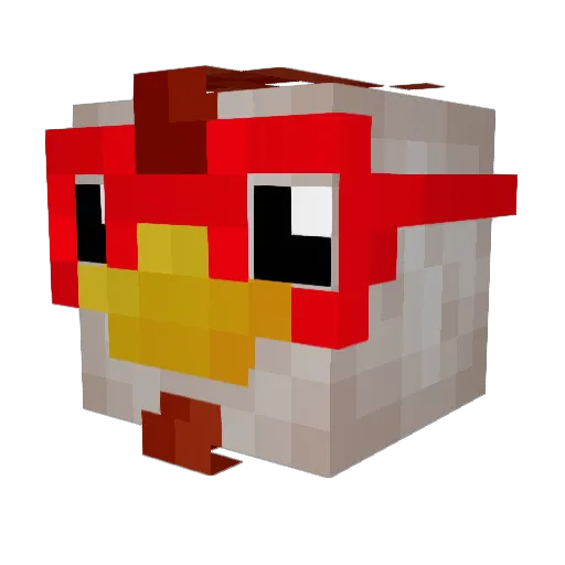 logenos Minecraft avatar head, 3D render