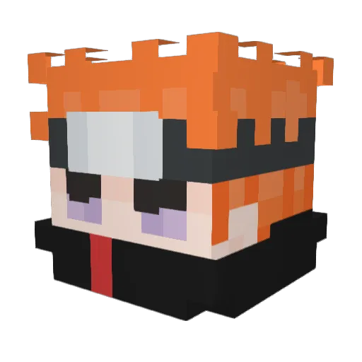 loggos94 Minecraft avatar head, 3D render