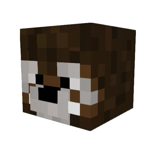 logibear37 Minecraft avatar head, 3D render