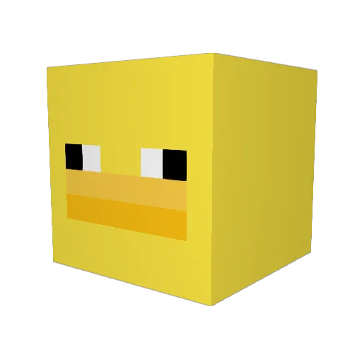 logic1x1 Minecraft avatar head, 3D render