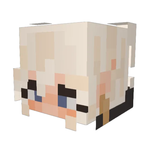 logicallystupid Minecraft avatar head, 3D render