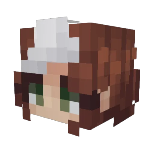 logichlo Minecraft avatar head, 3D render