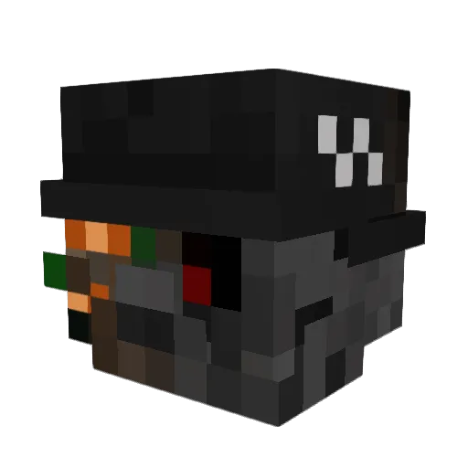 loglogika Minecraft avatar head, 3D render