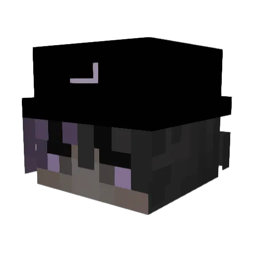 logme Minecraft avatar head, 3D render