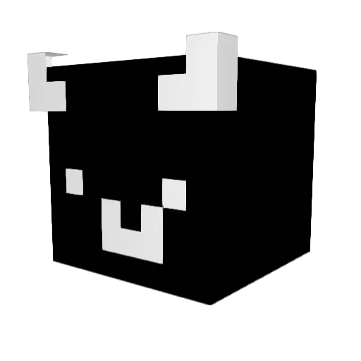 lognang Minecraft avatar head, 3D render
