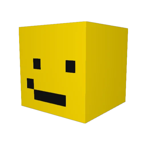 logowara12 Minecraft avatar head, 3D render