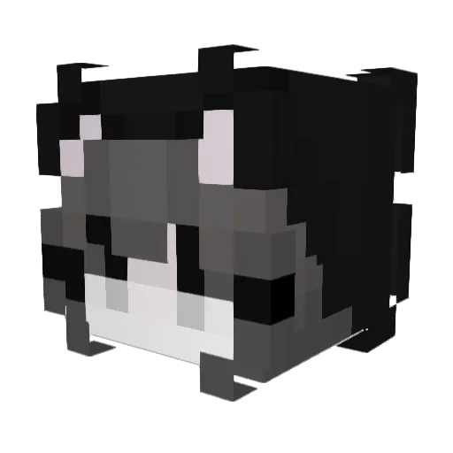 loh4ru Minecraft avatar head, 3D render