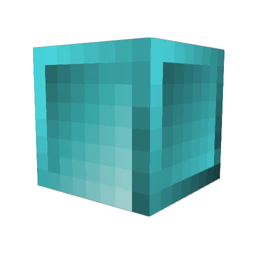 lohg Minecraft avatar head, 3D render