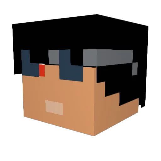 loic4321 Minecraft avatar head, 3D render