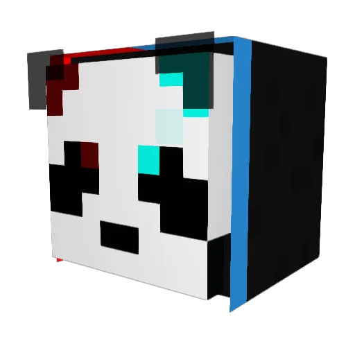 loic_nr Minecraft avatar head, 3D render