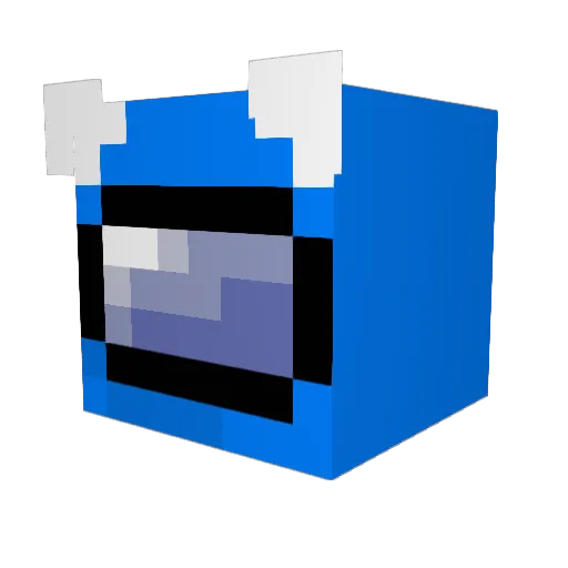 loisinnit Minecraft avatar head, 3D render