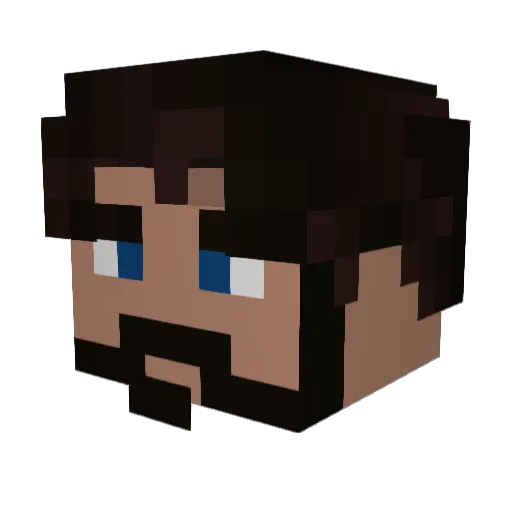 loix26 Minecraft avatar head, 3D render