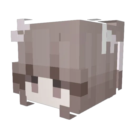 lojhu Minecraft avatar head, 3D render
