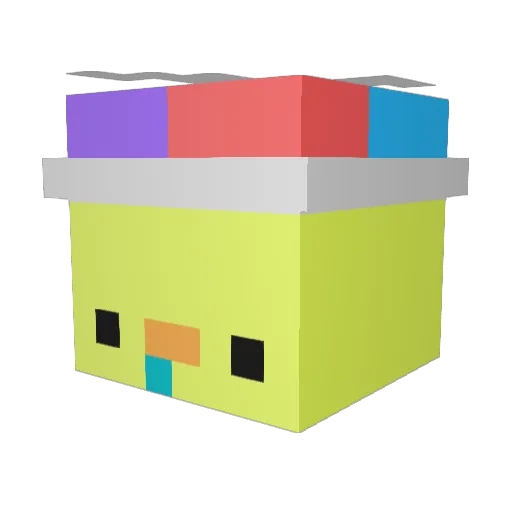 lojtegaarden8 Minecraft avatar head, 3D render