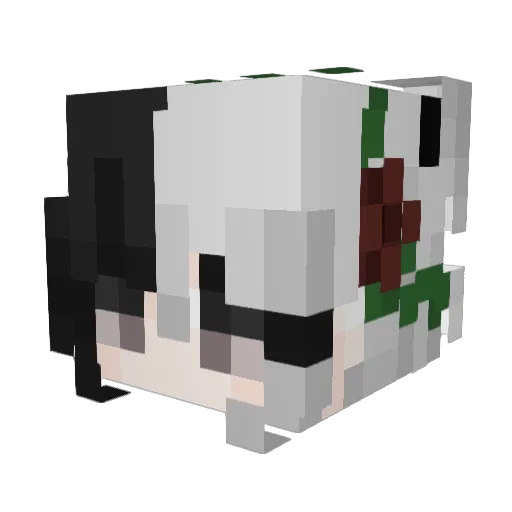 lokb0717 Minecraft avatar head, 3D render