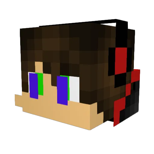 lokes41 Minecraft avatar head, 3D render