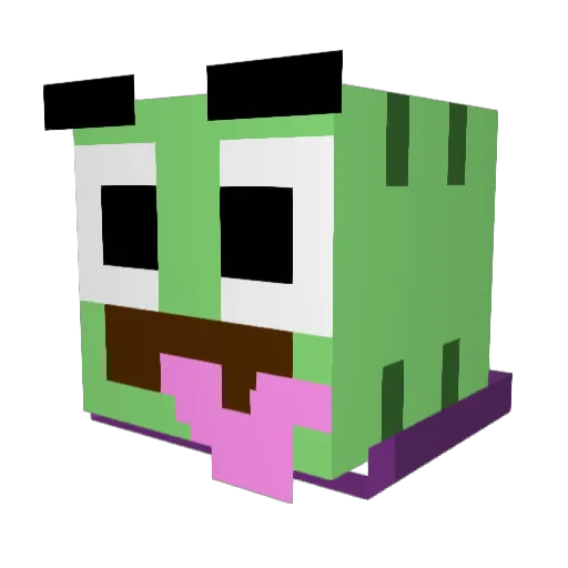 lokey87 Minecraft avatar head, 3D render