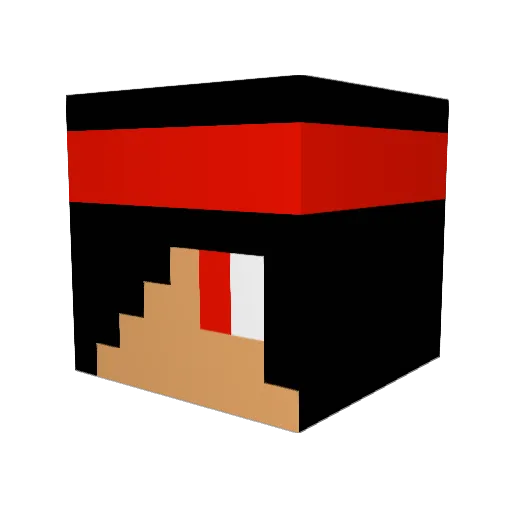 loki1190 Minecraft avatar head, 3D render