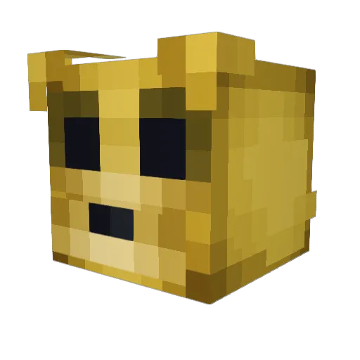 lokichar Minecraft avatar head, 3D render