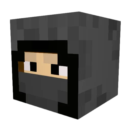 lokie404 Minecraft avatar head, 3D render
