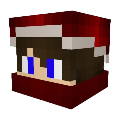lokshooter Minecraft avatar head, 3D render