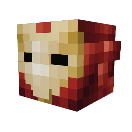 lokz_227 Minecraft avatar head, 3D render