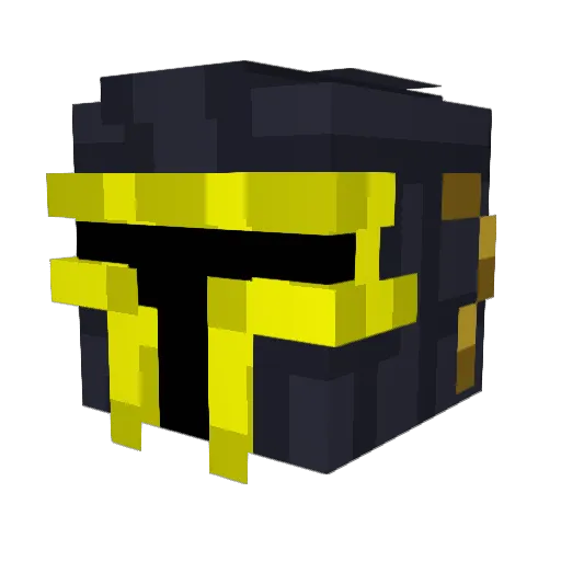 lokzyplayz Minecraft avatar head, 3D render