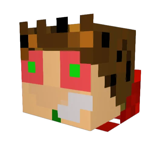 lol20320 Minecraft avatar head, 3D render