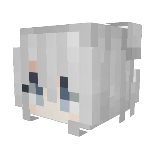 lol574 Minecraft avatar head, 3D render