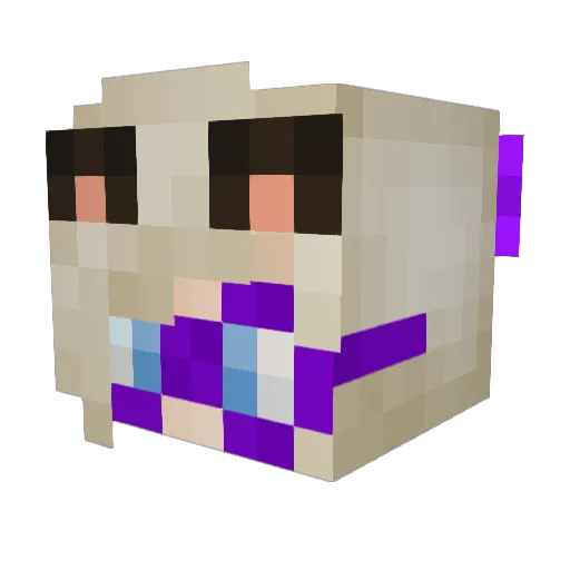 lol594 Minecraft avatar head, 3D render