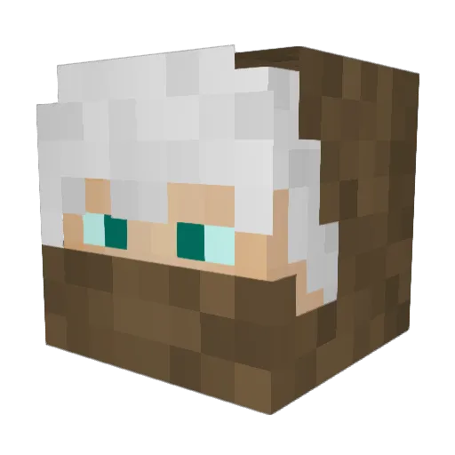 lol_man812 Minecraft avatar head, 3D render