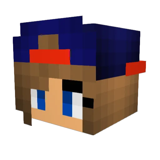 lolaboo15 Minecraft avatar head, 3D render