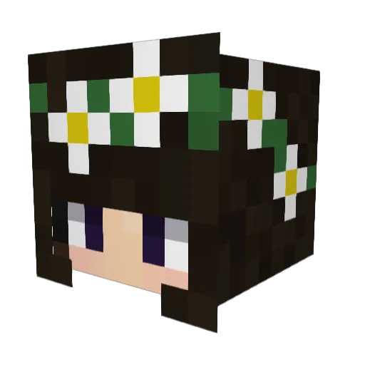 lolajean10 Minecraft avatar head, 3D render
