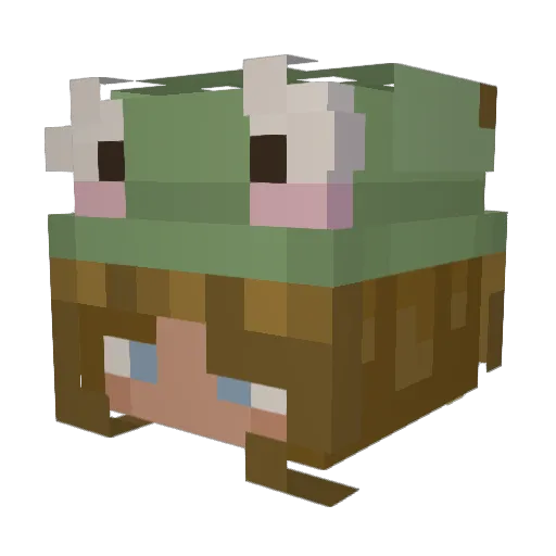 lolav_78 Minecraft avatar head, 3D render