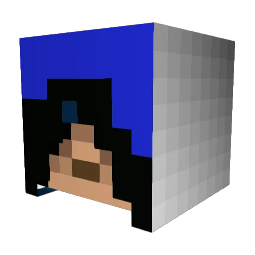 lolboss11 Minecraft avatar head, 3D render