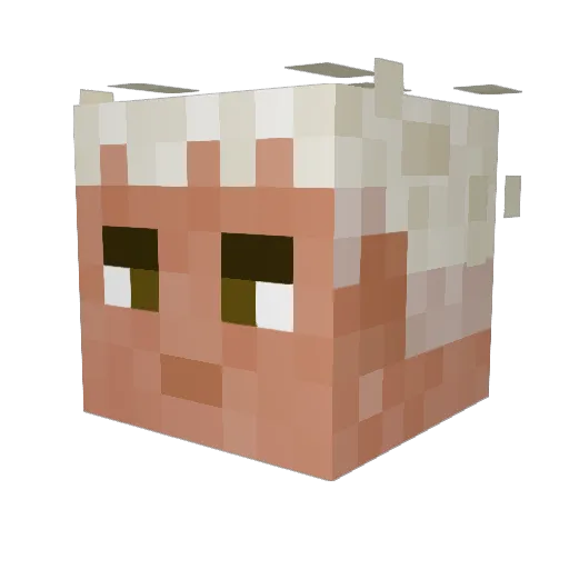 lolbra007 Minecraft avatar head, 3D render