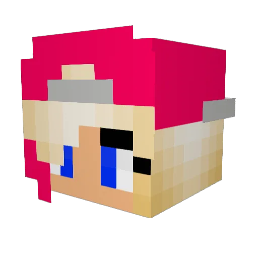 lolbrb910 Minecraft avatar head, 3D render