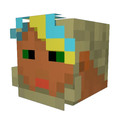 lolca85 Minecraft avatar head, 3D render