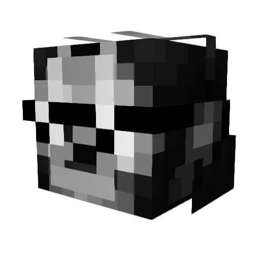 lolflex Minecraft avatar head, 3D render