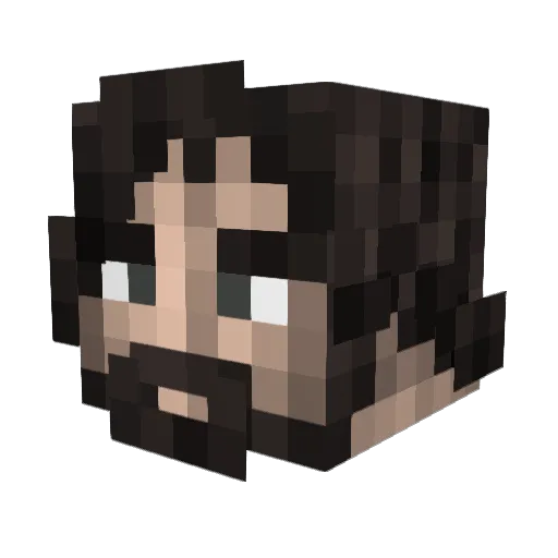 lolflo257 Minecraft avatar head, 3D render