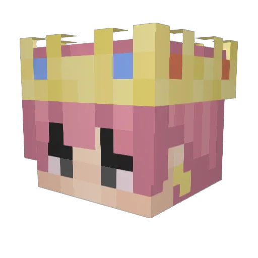 loli8903 Minecraft avatar head, 3D render
