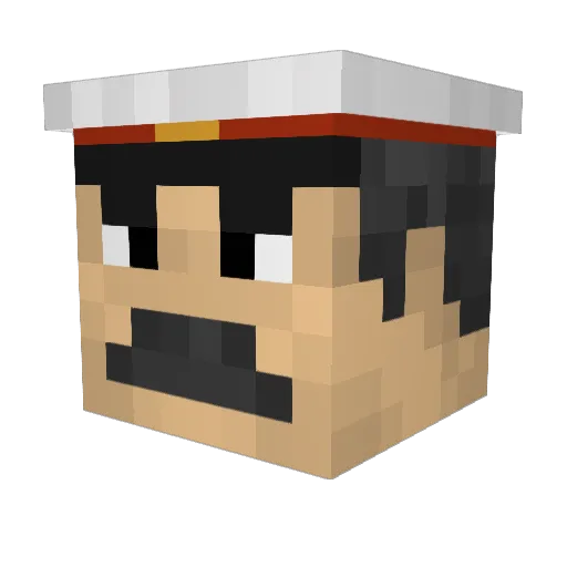 lolidu93 Minecraft avatar head, 3D render
