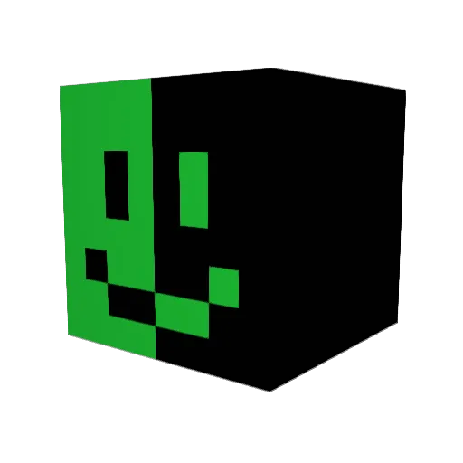 lolima Minecraft avatar head, 3D render