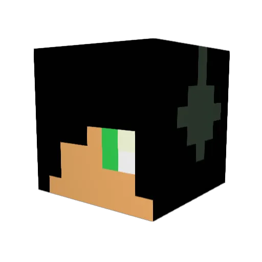 lolitsaltv4 Minecraft avatar head, 3D render